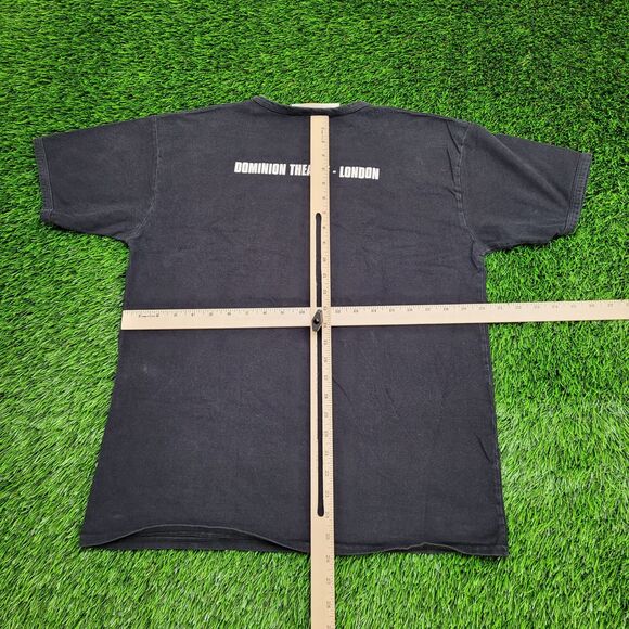 Vintage Y2K Rocker Shirt Medium 20x26 Black We-Will-Rock-You - Picture 3 of 15